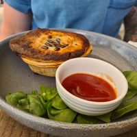 Gluten free curry pie, vegan at Freestate in Terrigal