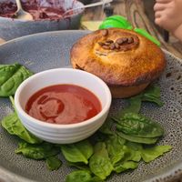 Chuncky 'beef' pie, vegan at Freestate in Terrigal