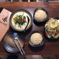 Our spread, so yummy  at Thai Rock in Sydney