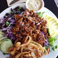 Barbecue Ranch Chicken Salad, drool. at Saturn Cafe in Santa Cruz