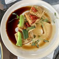 Crispy chilli tofu  at Wine & Reason in Worthing