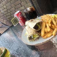 Kofta wrap  at Wine & Reason in Worthing