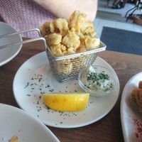 Palm calamari at Wine & Reason in Worthing