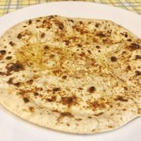 chapati with chilli and ajwain ... customized home food  at Downtown B's in Tokyo