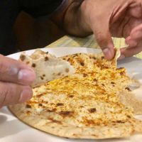 customized mom’s style chapati made with love ... pure vegetarian & vegan . especially ordered non menu item at Downtown B's in Tokyo