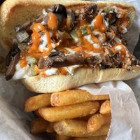 Philly cheesesteak  at ITSO Vegan in Grand Prairie