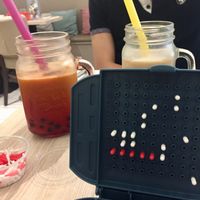 Soy thai iced tea bubble tea at BaoBao Tea in Paris