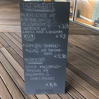 Daily specials  at Vitra Haus Cafe in Weil Am Rhein