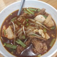 Mushroom noodle soup at So Vegan - Gateway Ekkamai in Bangkok