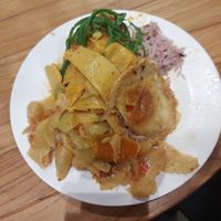 Rice with 3 toppings at So Vegan - Gateway Ekkamai in Bangkok