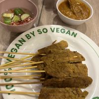 Satay skewers   at So Vegan - Gateway Ekkamai in Bangkok