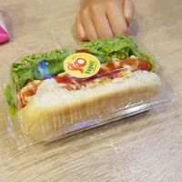 take away vegan hot dog at So Vegan - Gateway Ekkamai in Bangkok