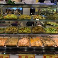 Display case buffet at So Vegan - Gateway Ekkamai in Bangkok