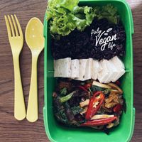 Phad Kraprao Ruam at So Vegan - Gateway Ekkamai in Bangkok