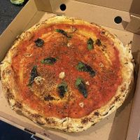 Marinara pizza at Pizza Triangle in Newcastle-under-lyme