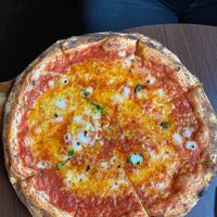 Margherita pizza at Pizza Triangle in Newcastle-under-lyme