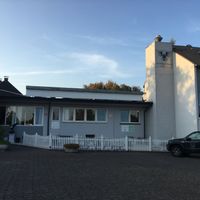 Exterior from parking lot  at Schwarzer Adler - Maybe closed in Moers