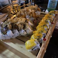 Kari-kari, flexitarian and hurumaki rolls at Temari Sushi in Willemstad