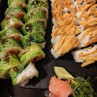 Horenso Roll and Platano Roll at Temari Sushi in Willemstad