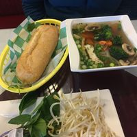 Combination of pho and Banh mi at vPho in Newark