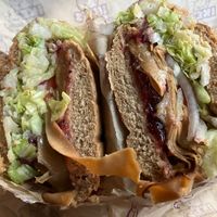 Fall'in for Ike's: vegan turkey and cranberry sauce at Ike's in San Francisco