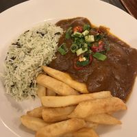 Vegan Katsu Goujons  at County Hotel in Peebles