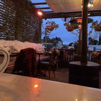 outside (cute & cozy!)   at Cesarina in San Diego