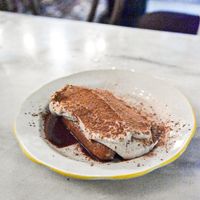 Vegan Tiramisu at Cesarina in San Diego