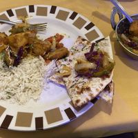 It smelled so good I forgot to take a picture before starting to eat.  The dum aloo was so good! at Jewel Of India in San Luis Obispo