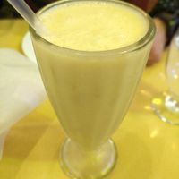Mango lasso at Jewel Of India in San Luis Obispo