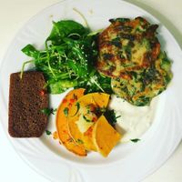 Mixed tapas of winter vegetables  at Le Poisson Sans Bicyclette in Brussels