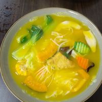 Noodles with pumpkin curry at Tián Māmā in Kaohsiung
