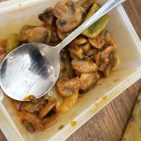 Mushroom curry at Holy Cow in South West London