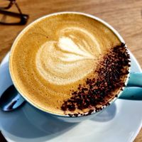 Oat cappuccino. at Dauns in East London