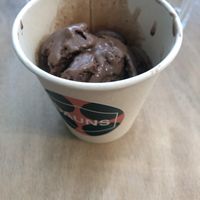 Miso chocolate ice cream   at Dauns in East London