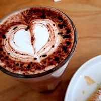 Hot chocolate at Dauns in East London