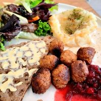 Swedish meatballs ❤️ at Dauns in East London