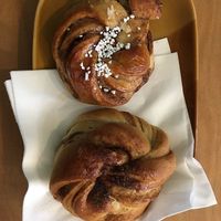 Cinnamon buns  at Dauns in East London