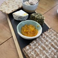 Cheese board  at Dauns in East London