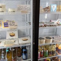 chilled items for sale at Dauns in East London