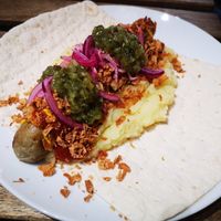 Swedish Hot Dog at Dauns in East London
