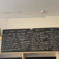 Menu  at Dauns in East London