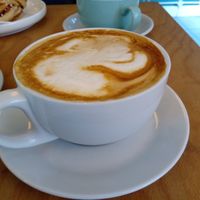 Latte at Dauns in East London