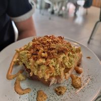 Tofu scramble at Dauns in East London