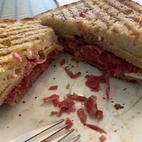 Best vegan Reuben ever!!!  at Dauns in East London