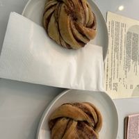 Cinnamon roll   at Dauns in East London