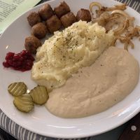 Sweedish meatballs  at Dauns in East London