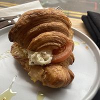 Tomatoes & Mozzarella croissants  at Dauns in East London