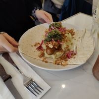 Swedish hot dog "classic" at Dauns in East London