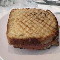 Vegan Ham Toastie  at Dauns in East London